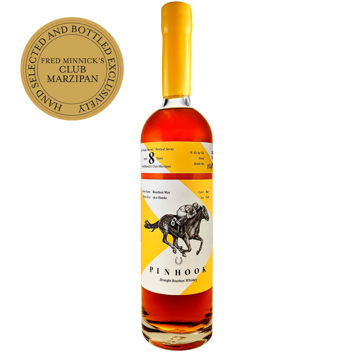 Pinhook 8 Year Old "Club Marzipan" Single Barrel Straight Bourbon Whiskey | Free Shipping on orders $400+