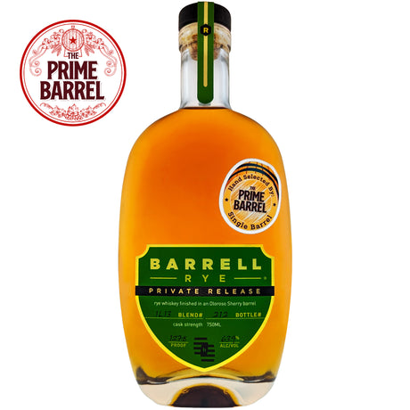 Barrell Craft Spirits Private Release "Cranky Kong" Rye Whiskey Finished in Oloroso Sherry Barrel The Prime Barrel Pick #74 - De Wine Spot | DWS - Drams/Whiskey, Wines, Sake