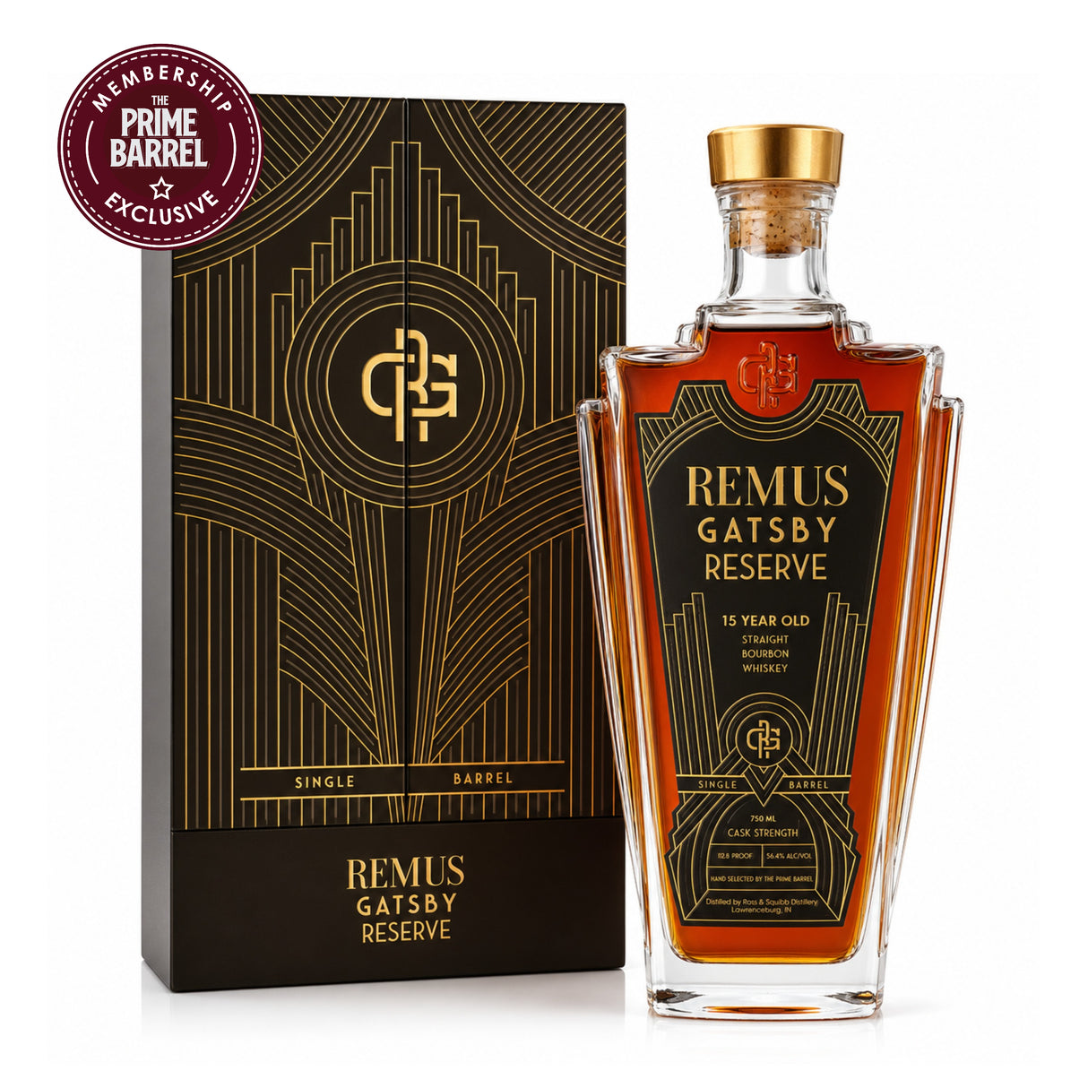 Remus Gatsby Reserve 17 Year Old Single Barrel Straight Bourbon The Prime Barrel Pick | Free Shipping on orders $400+