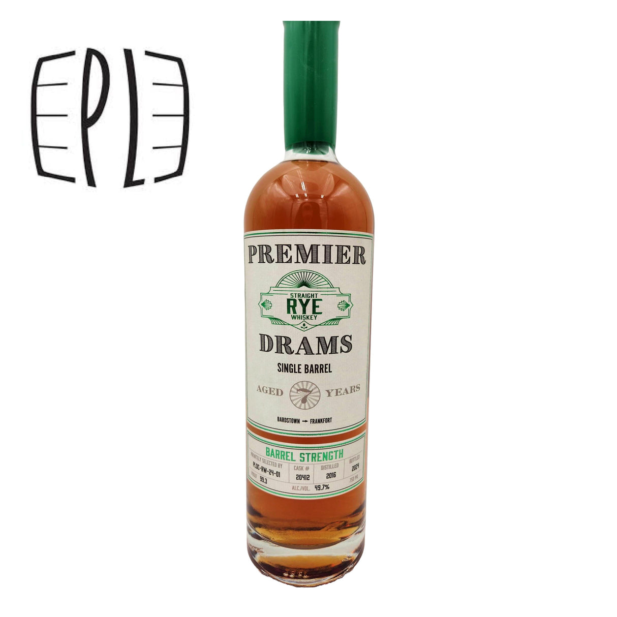 Premier Drams "PLDC 1" 7 Year Single Barrel Kentucky Straight Rye Whiskey | Free Shipping on orders $400+