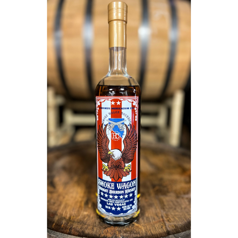 Smoke Wagon "Red White and Blue" Straight Bourbon Whiskey | Free Shipping on orders $400+