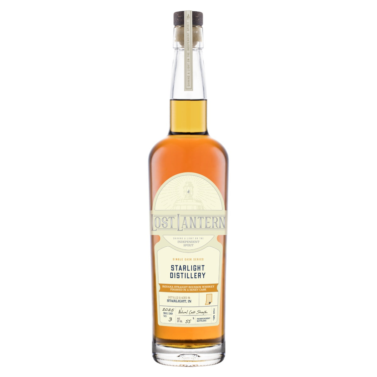 Lost Lantern Starlight Honey Finished Indiana Straight Bourbon | Free Shipping on orders $400+