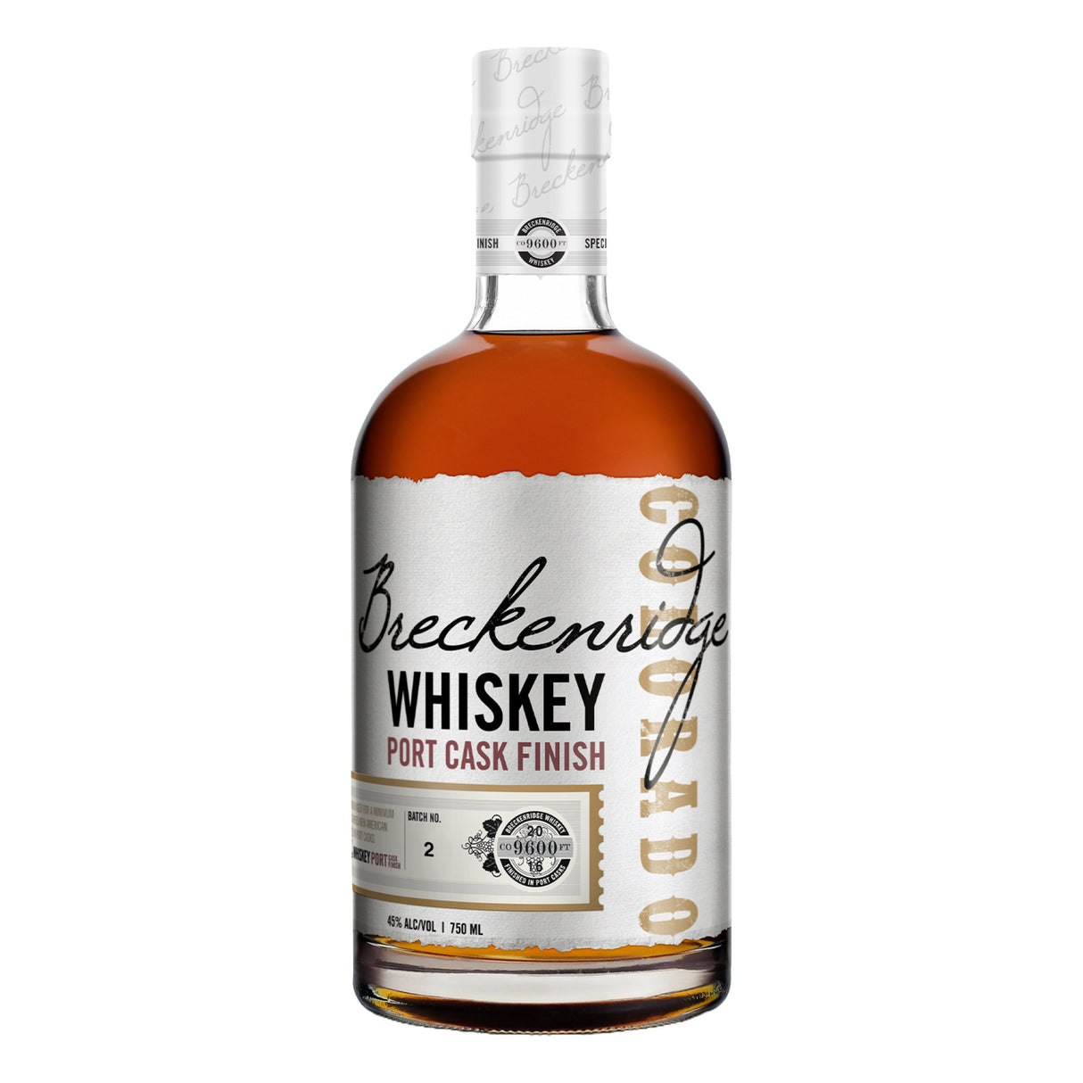 Breckenridge Port Cask Finish Bourbon Whiskey | Free Shipping on orders $400+