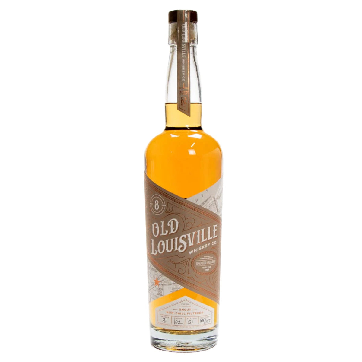 Old Louisville Whiskey Maple Finished Straight Bourbon Whiskey | Free Shipping on orders $400+