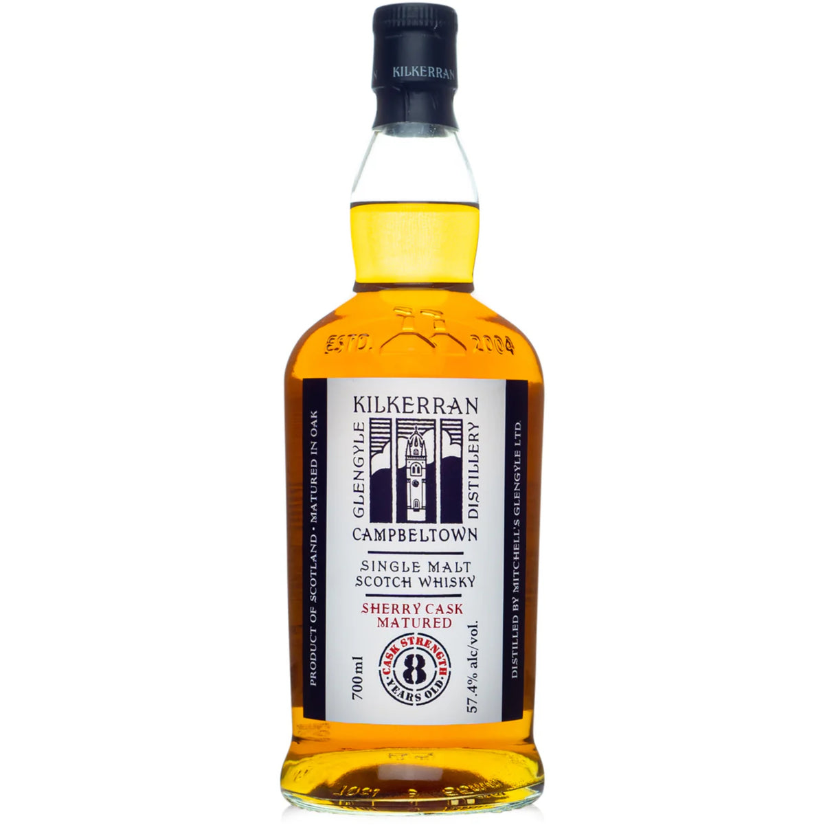 Kilkerran Sherry Cask Matured 8 Year Old Single Malt Scotch Whisky | Free Shipping on orders $400+