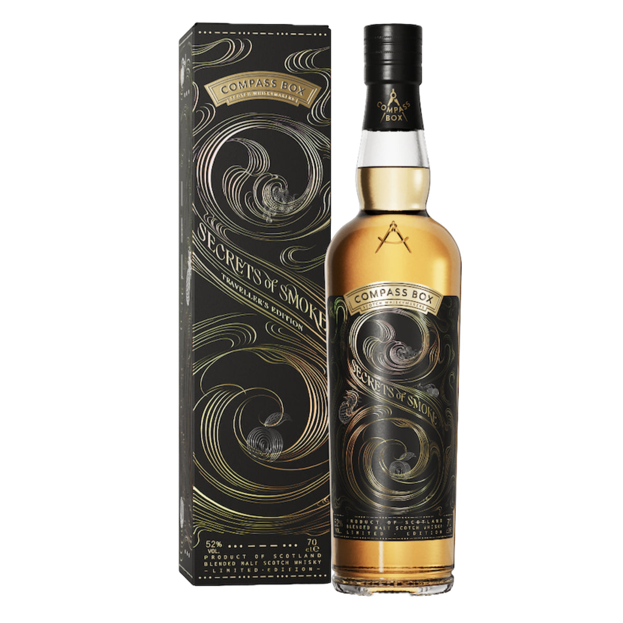 Compass Box Secrets of Smoke Limited Edition Blended Malt Scotch Whisky | Free Shipping on orders $400+