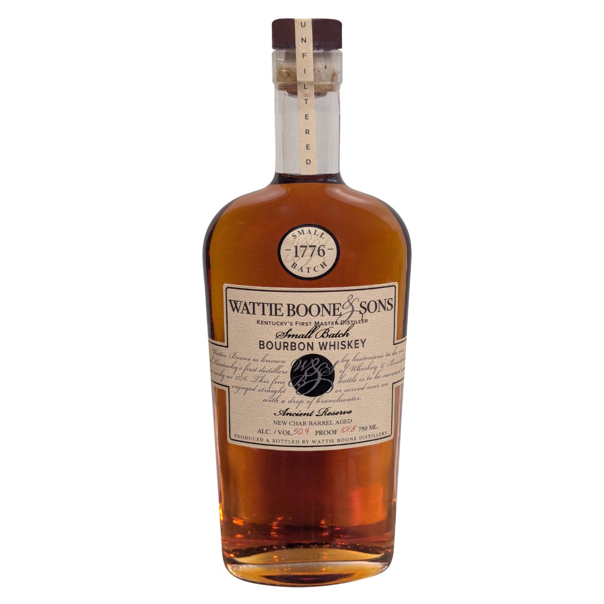 Wattie Boon & Sons 7 Year Old American Bourbon Whiskey | Free Shipping on orders $400+