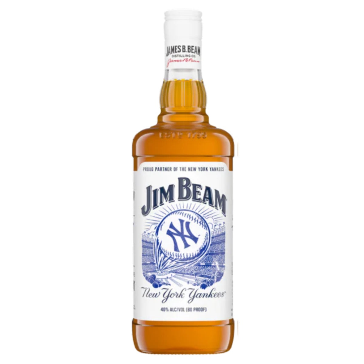 Jim Beam Bourbon New York Yankees Edition Kentucky Straight Bourbon | Free Shipping on orders $400+