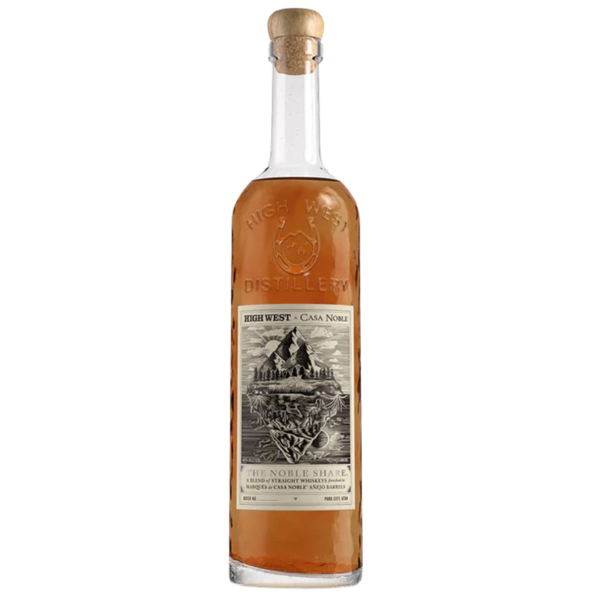 High West The Noble Share A Blend of Straight Whiskeys Finished Marques de Casa Noble Anejo Barrels | Free Shipping on orders $400+
