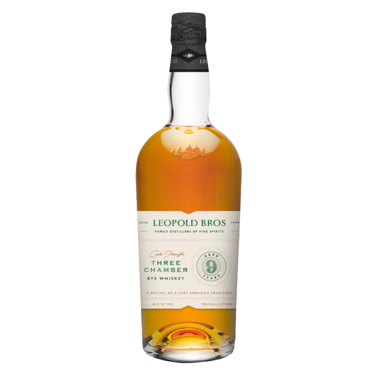 Leopold Bros 9 Year Old Three Chamber Cask Strength Rye Whiskey | Free Shipping on orders $400+