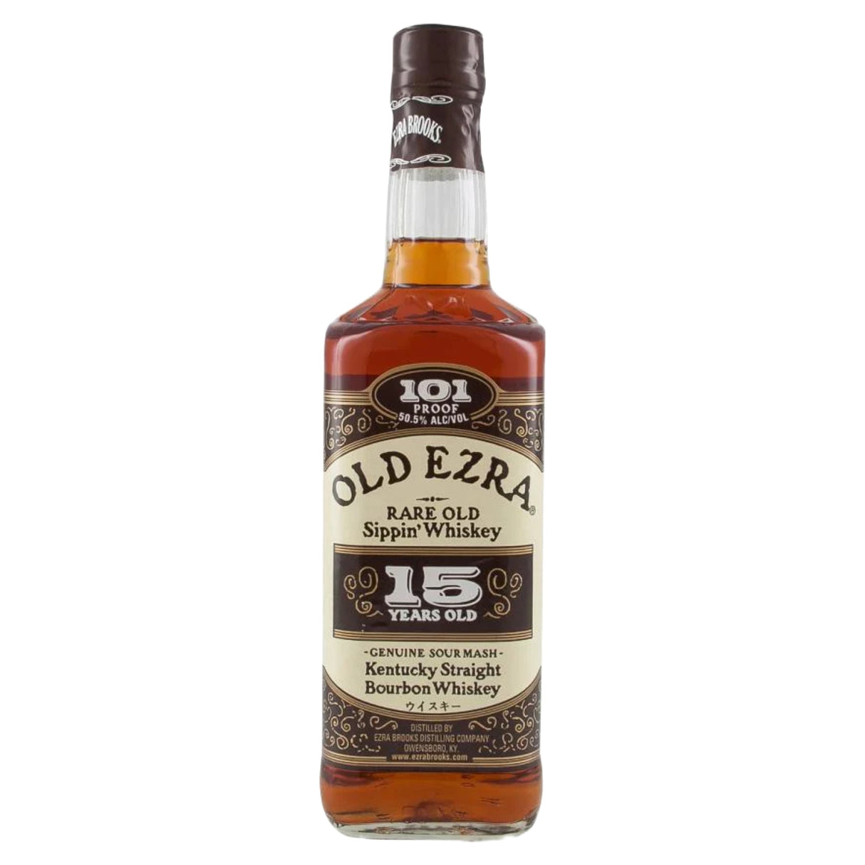 Ezra Brooks 15 Year Old Single Barrel Kentucky Bourbon Whiskey | Free Shipping on orders $400+