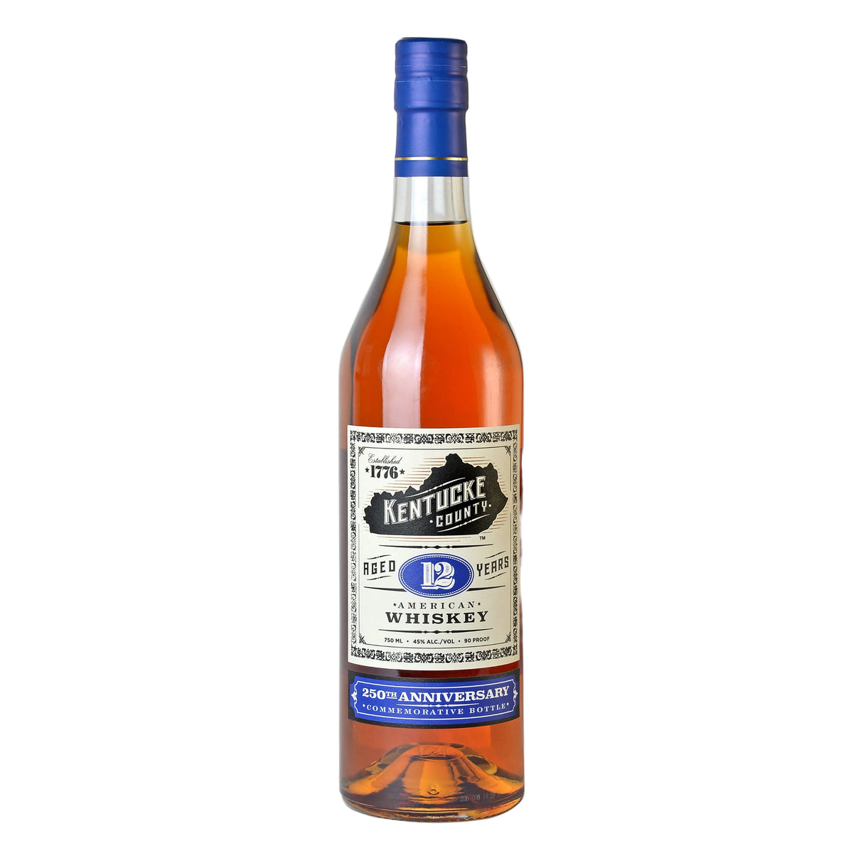 Kentucke County 12 Year Old 250th Anniversary American Whiskey