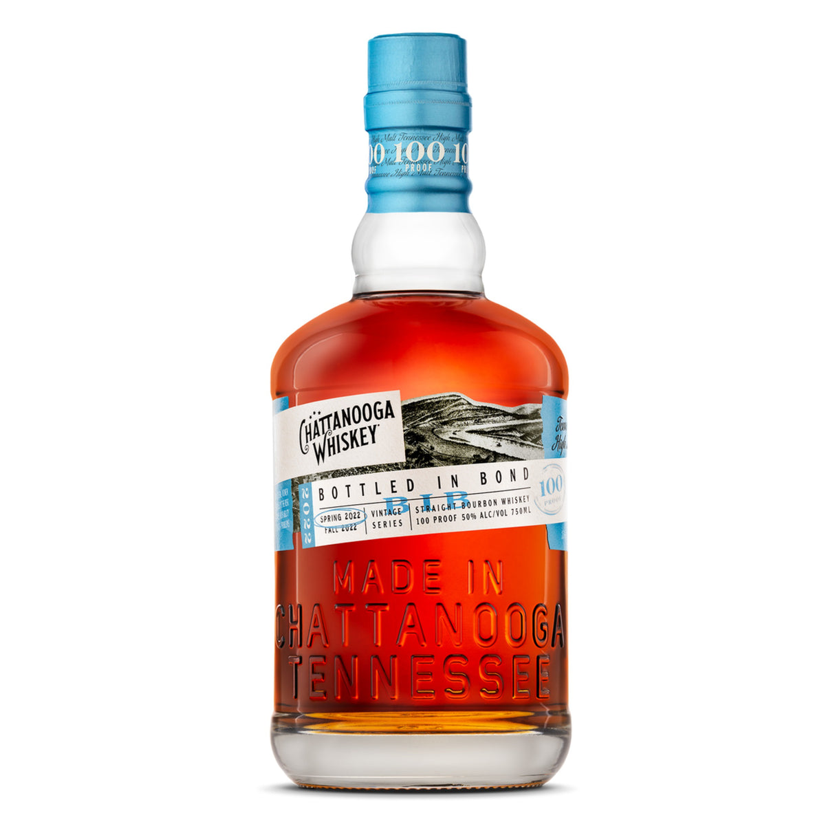 Chattanooga Whiskey Vintage Series Bottle In Bond Spring Straight Bourbon Whiskey 100 Proof | Free Shipping on orders $400+