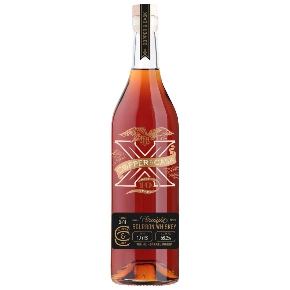 Copper & Cask "X" 10-Year Straight Bourbon Whiskey