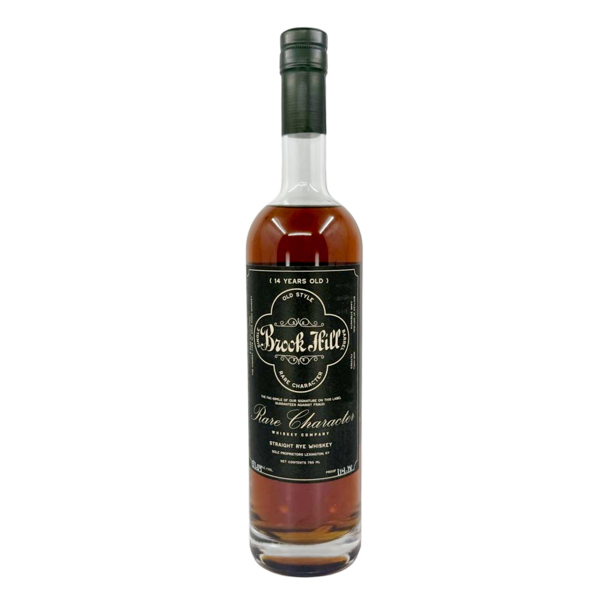 Brook Hill 14 Years Old Straight Rye Whiskey | Free Shipping on orders $400+