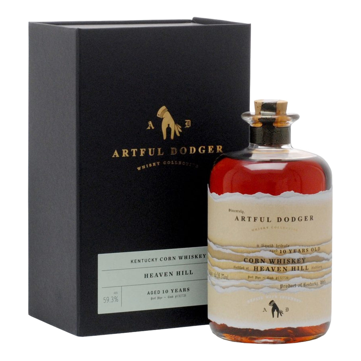 Heaven Hill 10 Year Old Corn Whiskey bottled by Artful Dodger
