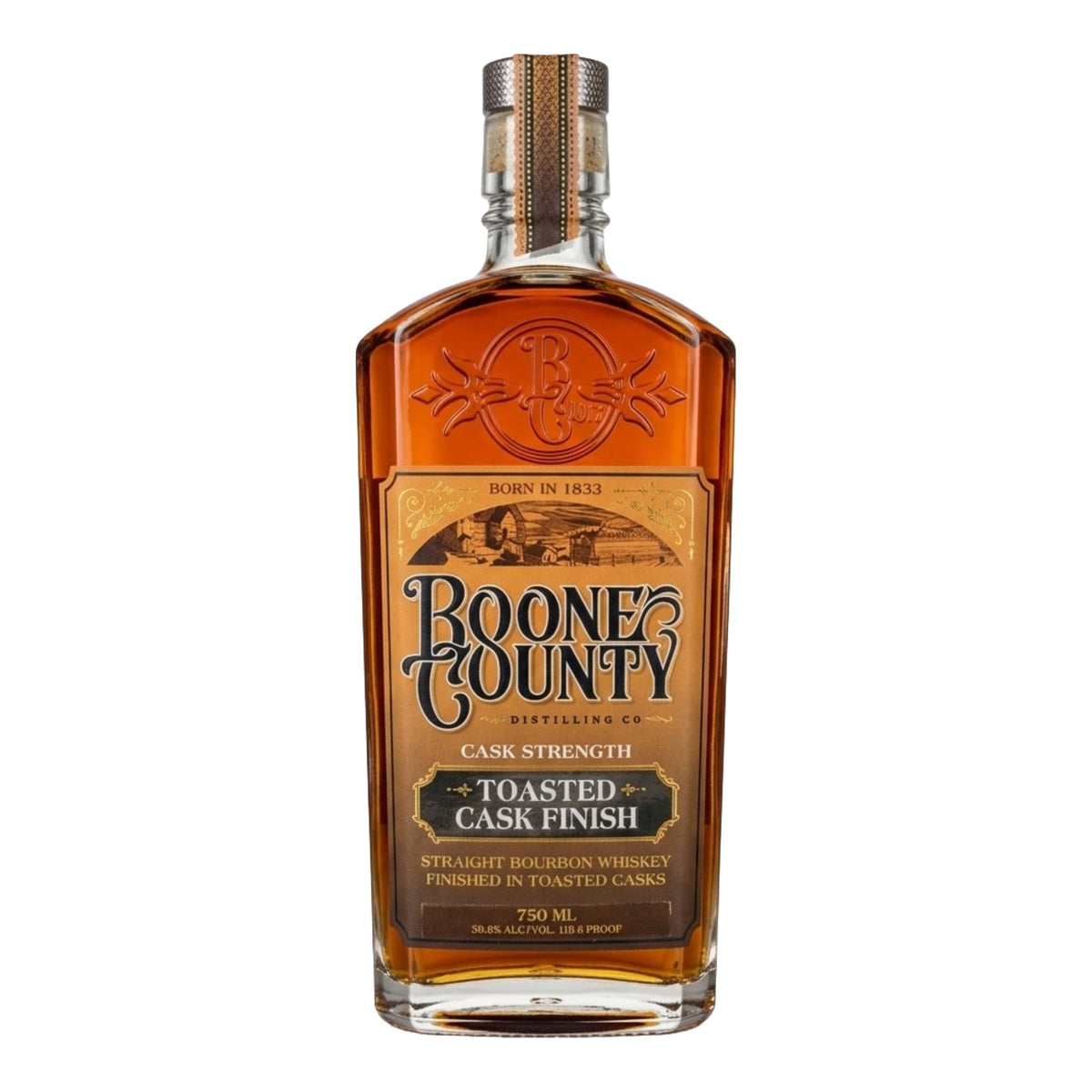 Boone County Founder's Reserve "Toasted Cask Finish" Bourbon Cask Strength Whiskey | Free Shipping on orders $400+
