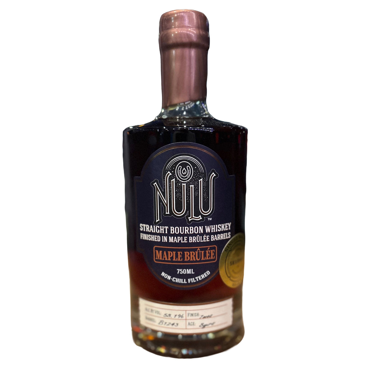 NULU Maple Brulee Finish "9th Floor" Straight Bourbon Whiskey | Free Shipping on orders $400+