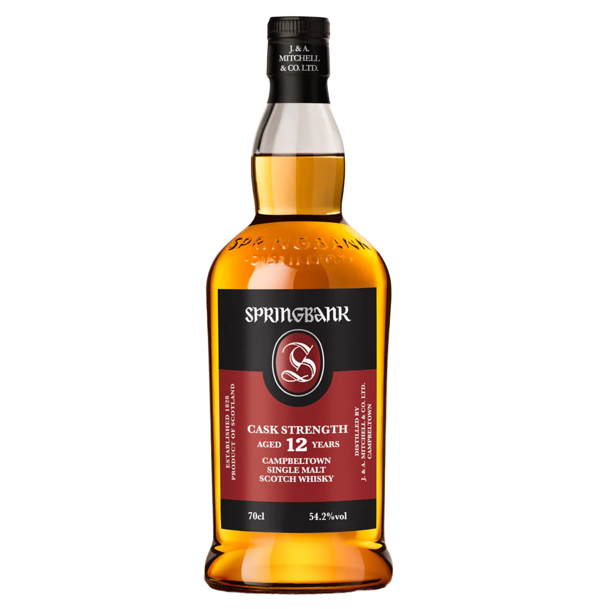 Springbank 12 Years Cask Strength Campbeltown Single Malt Scotch Whisky | Free Shipping on orders $400+