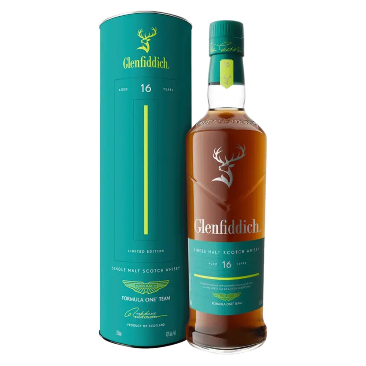 Glenfiddich Aston Martin F1 16 Year Old Single Malt Scotch Whisky | Free Shipping on orders $400+