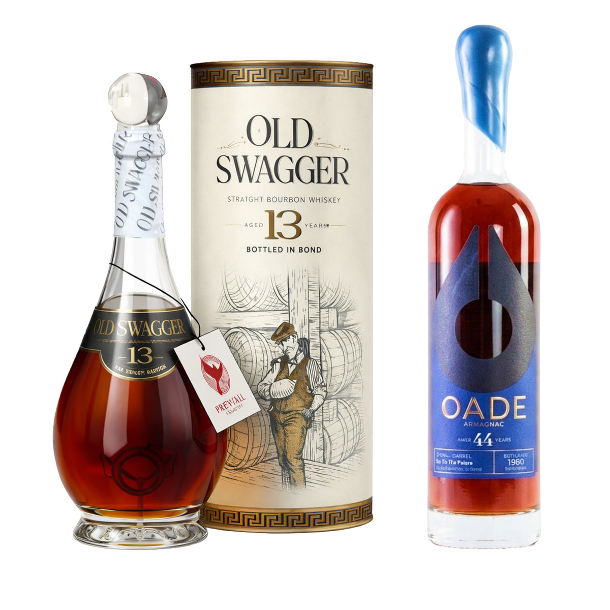 Old Swagger 13 Year Bottled-in-Bond Bourbon + OADE Domaine du Carpoulat “Yak To The Future” 1980 Armagnac Bundle