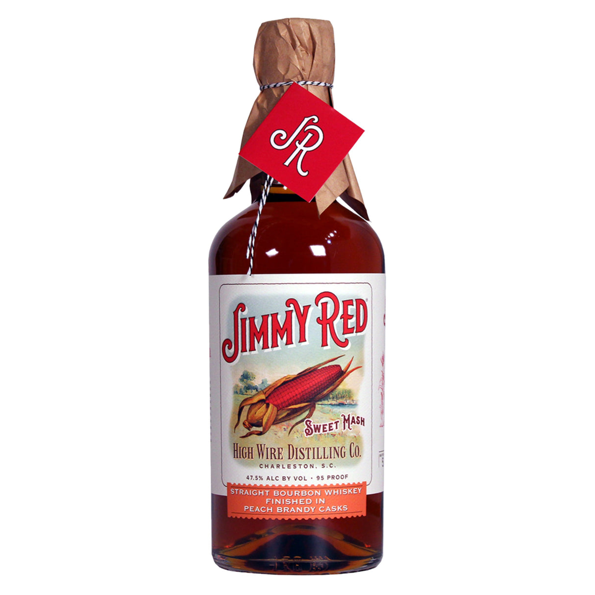 Jimmy Red Bourbon Whiskey Finished In Peach Brandy Casks | Free Shipping on orders $400+