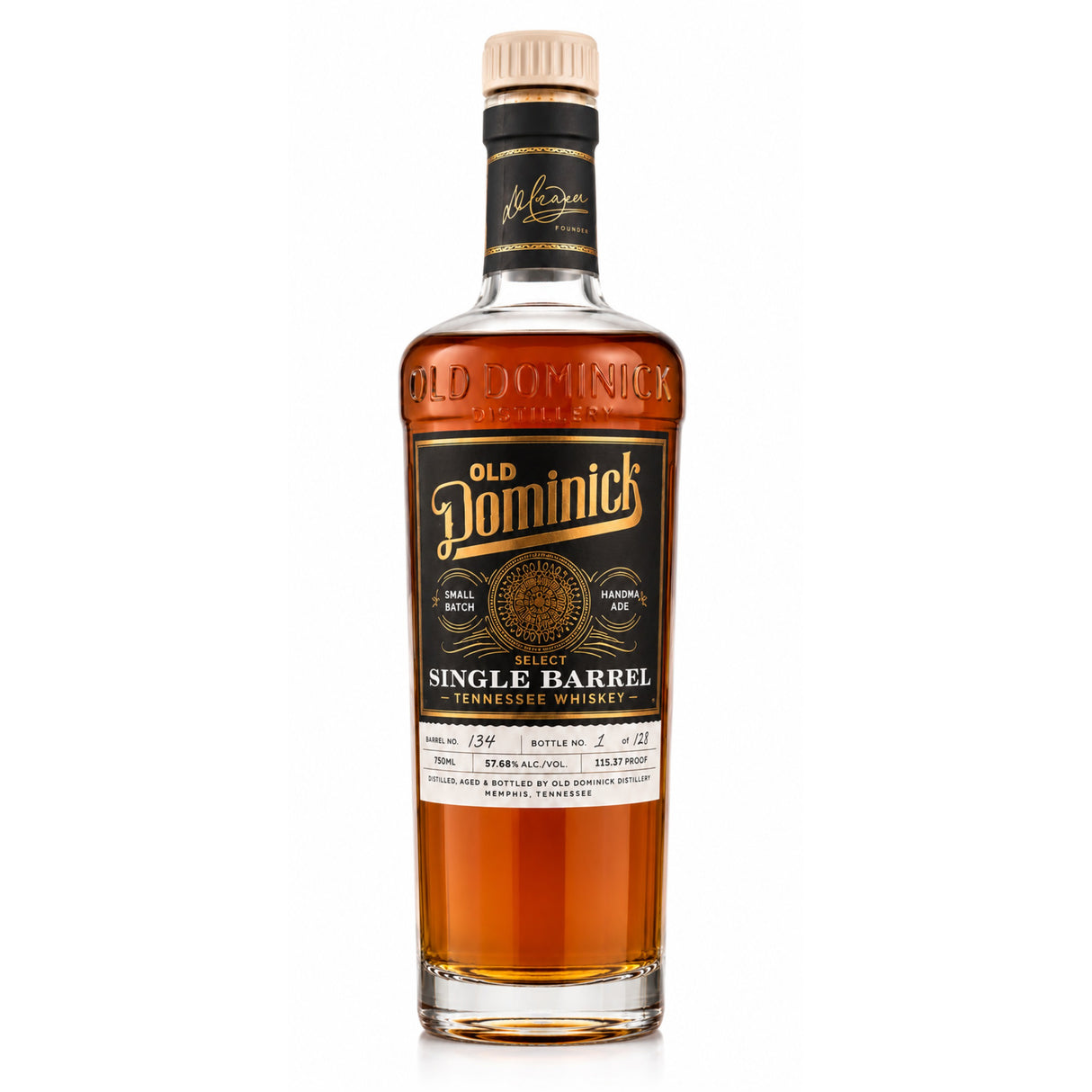 Old Dominick 6 Years Old Single Barrel Straight Tennessee Whiskey
