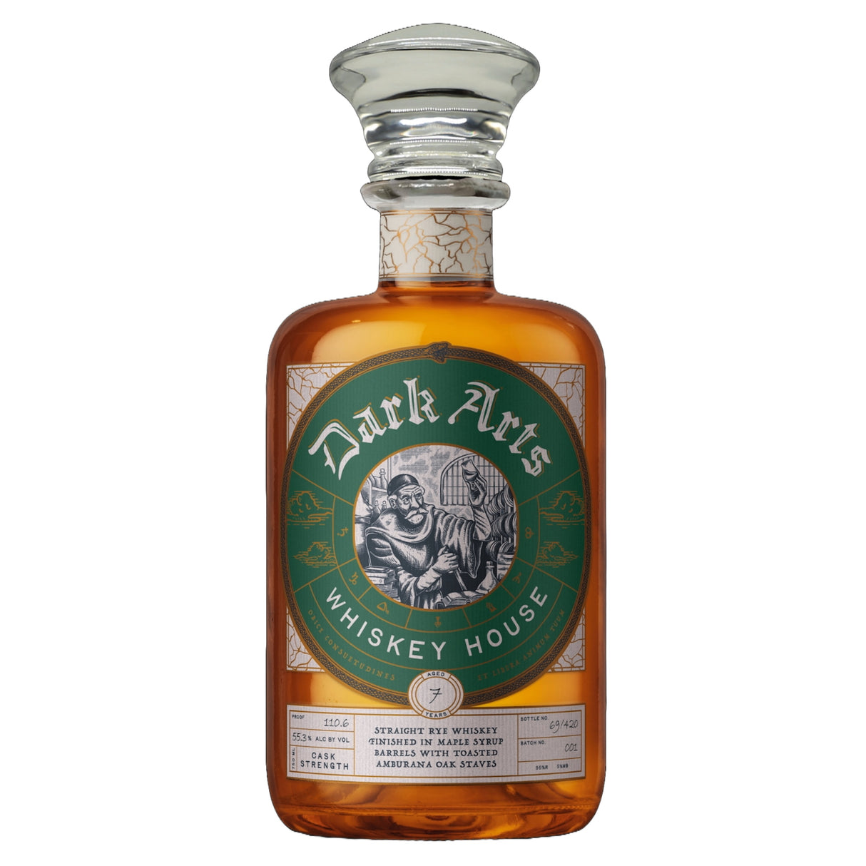 Dark Arts Toasted Amburana Oak Stave Finished Small Batch Rye Whiskey | Free Shipping on orders $400+