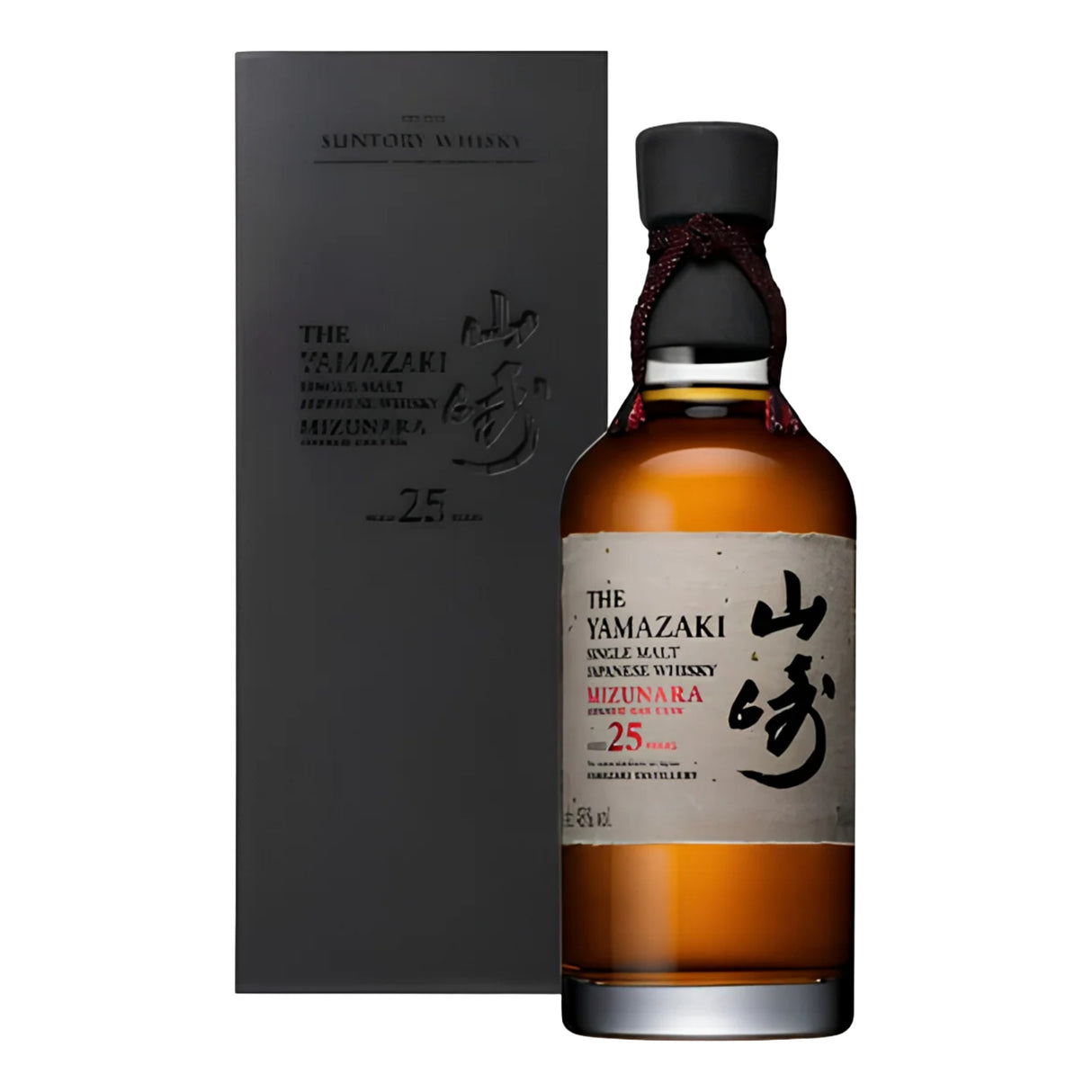 Suntory Yamazaki 25 Year Old Mizunara Single Malt Japanese Whisky 2025 Release | Free Shipping on orders $400+