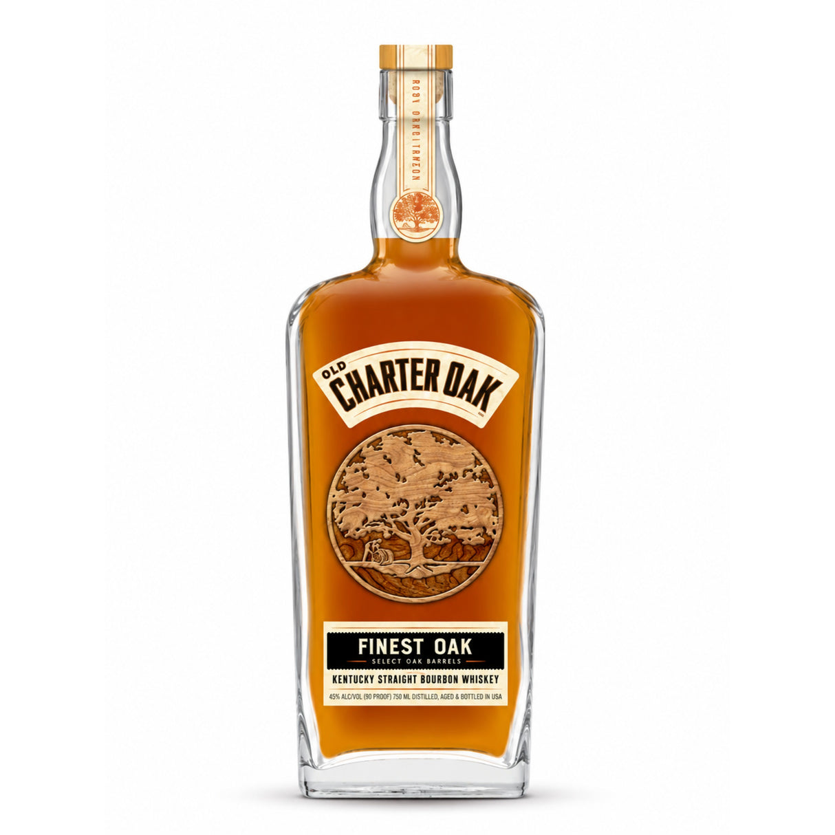 Old Charter Oak Finest Oak Kentucky Straight Bourbon Whiskey