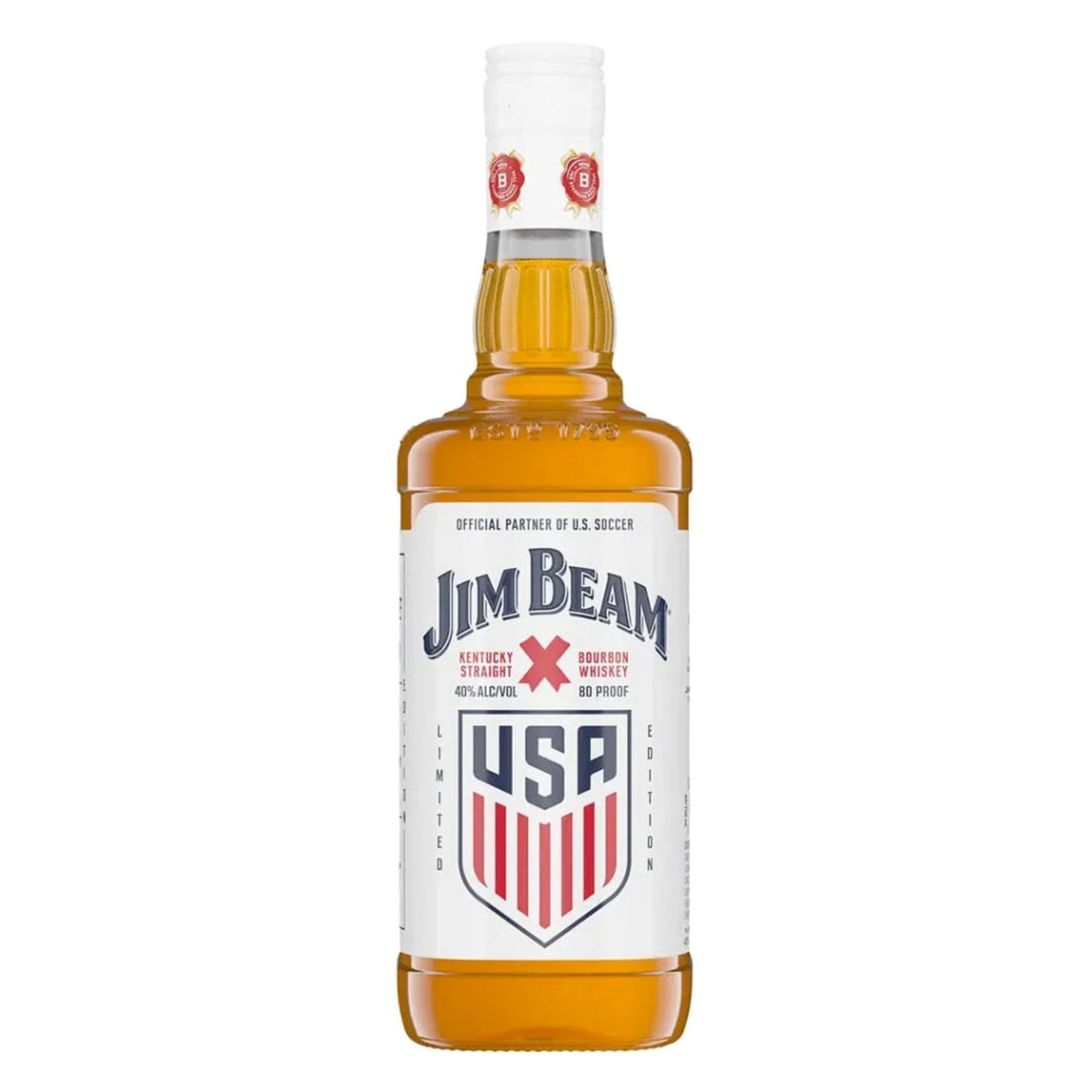 Jim Beam Bourbon US Soccer Limited Edition Kentucky Straight Bourbon | Free Shipping on orders $400+