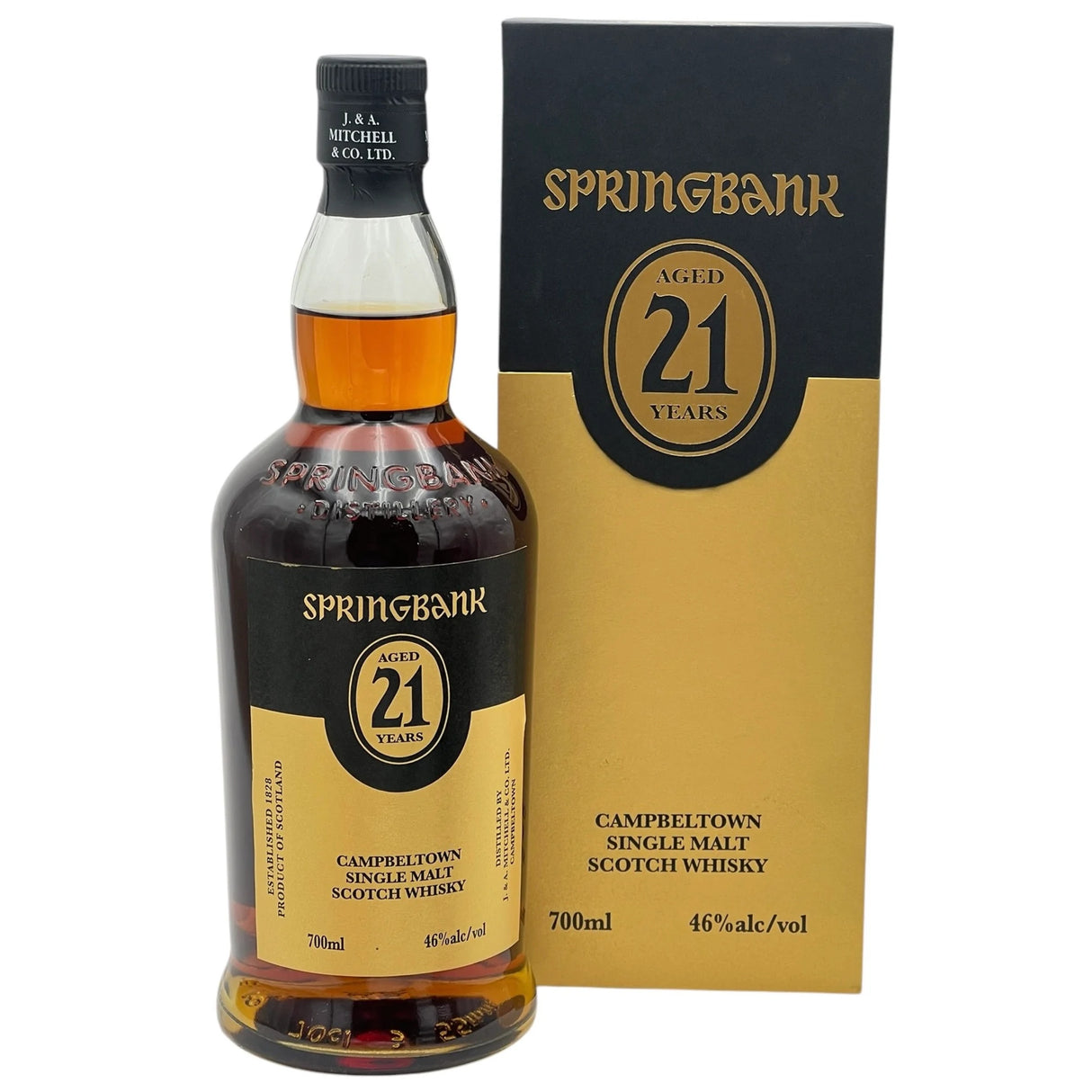 Springbank 21 Years Campbeltown Single Malt Scotch Whisky | Free Shipping on orders $400+