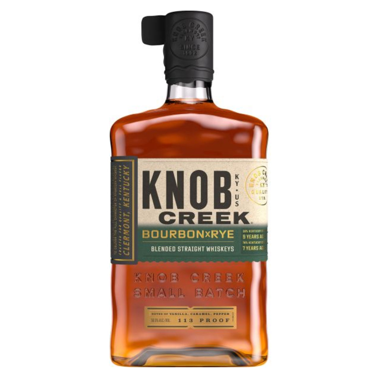 Knob Creek Bourbon x Rye Blended American Whiskey | Free Shipping on orders $400+