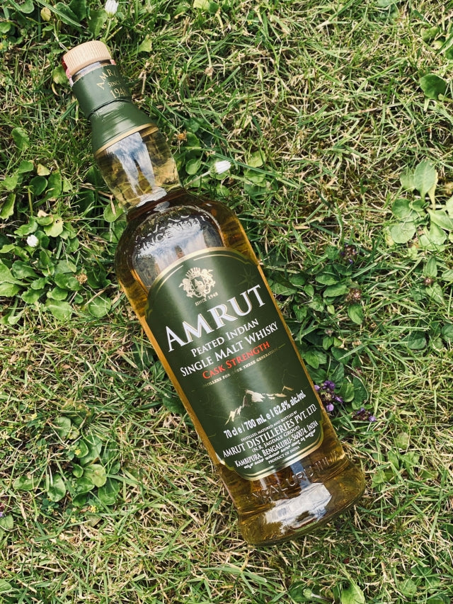 Amrut Cask Strength Peated Indian Single Malt Whisky | Free Shipping on orders $400+