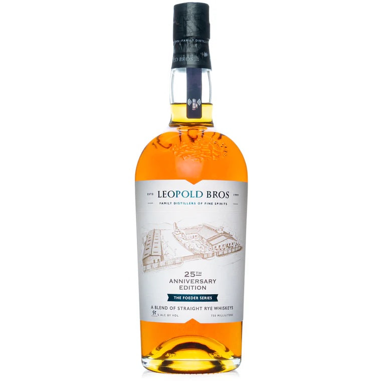 Leopold Bros 25th Anniversary "Foeder Series" Rye Whiskey | Free Shipping on orders $400+
