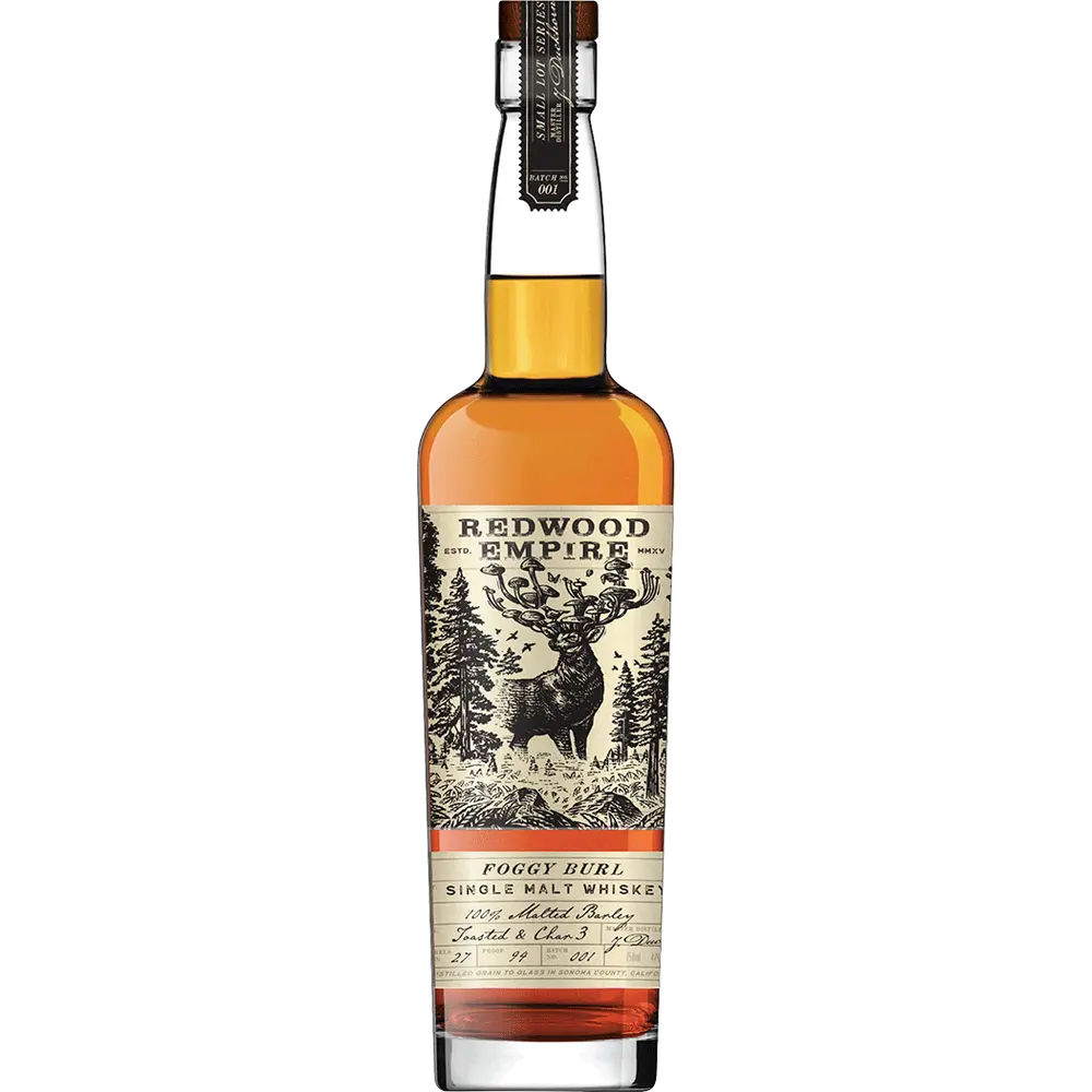 Redwood Empire Foggy Burl Single Malt Whiskey | Free Shipping on orders $400+