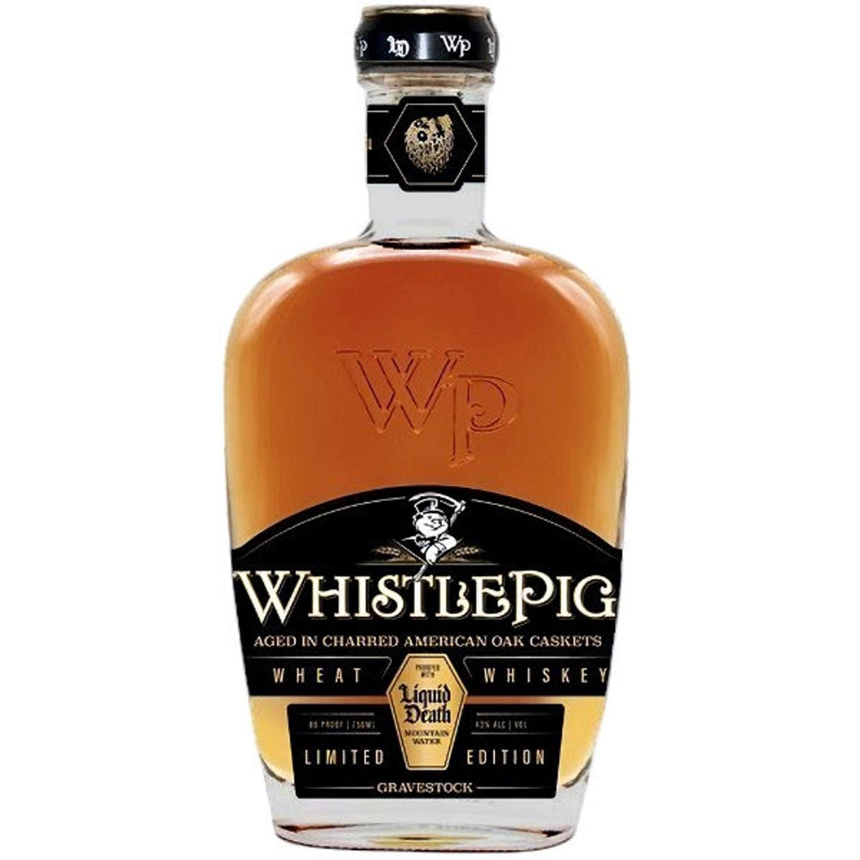 Whistlepig Gravestock Limited Edition "Liquid Death" Wheat Whiskey | Free Shipping on orders $400+