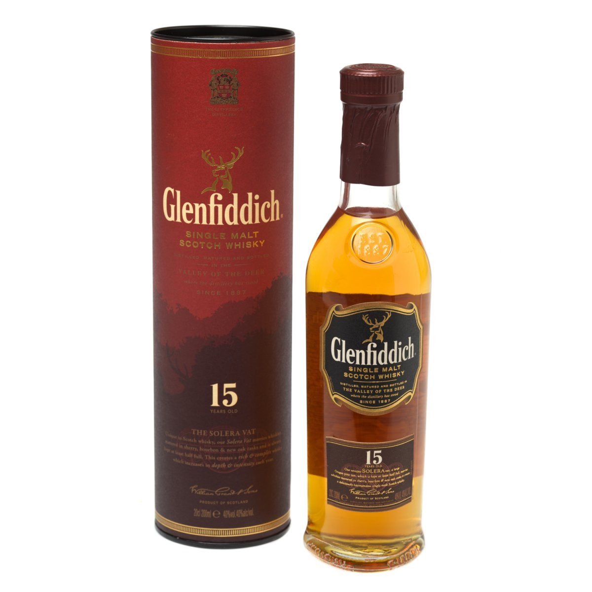 Glenfiddich 15 Year Old Single Malt Scotch Whisky | Free Shipping on orders $400+