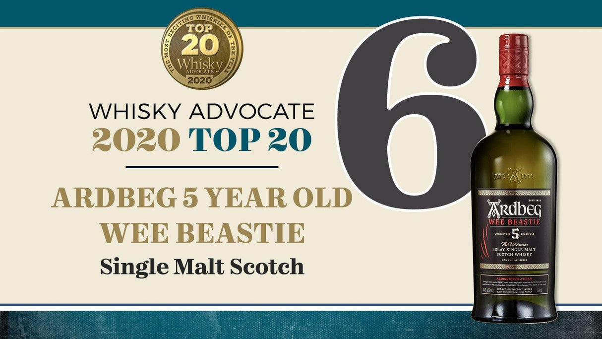 Ardbeg "Wee Beastie" 5 Years Islay Single Malt Scotch Whisky | Free Shipping on orders $400+