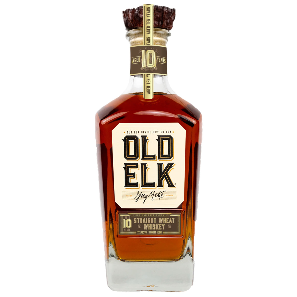 Old Elk 10 Year Straight Wheat Whiskey | Free Shipping on orders $400+