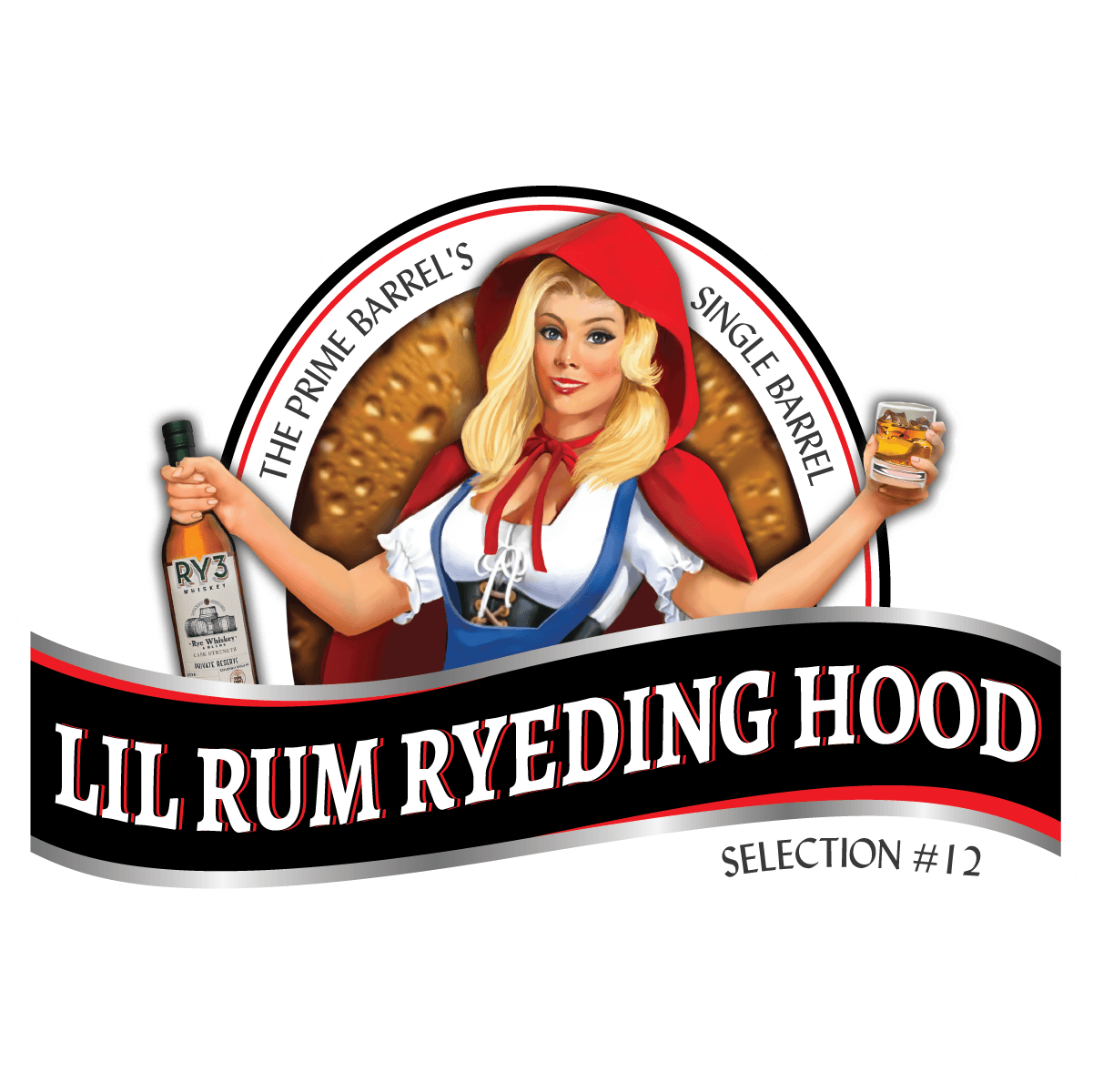 RY3 "Lil Rum Ryeding Hood" Cask Strength Rum Cask Finish Rye Whiskey The Prime Barrel Pick #12 - De Wine Spot | DWS - Drams/Whiskey, Wines, Sake