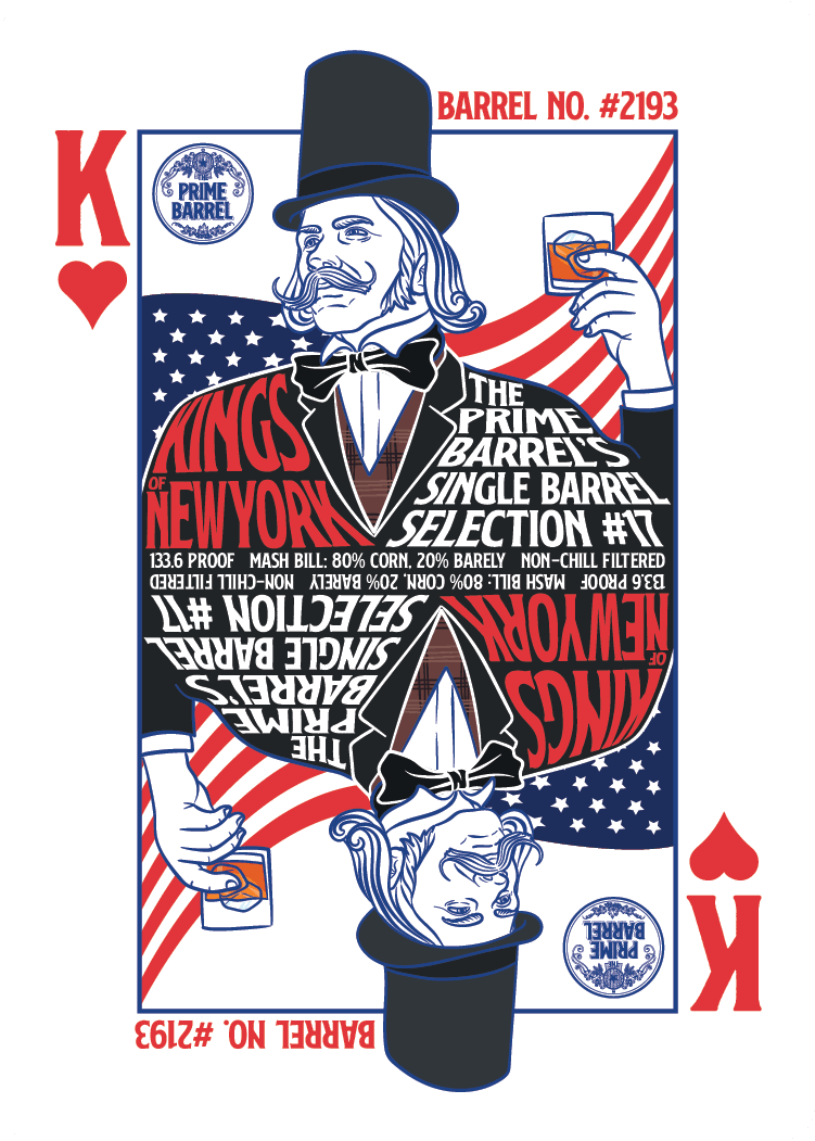 Kings County Distillery 6 Year Old ”Kings of New York” Barrel Strength Bourbon The Prime Barrel Pick #17 - De Wine Spot | DWS - Drams/Whiskey, Wines, Sake