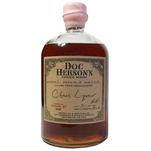 Doc Herson's Natural Spirits Citrus Liqueur | Free Shipping on orders $400+