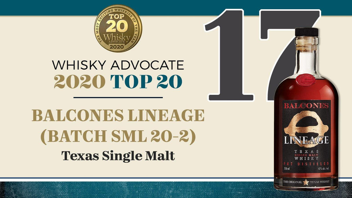 Balcones Lineage Texas Single Malt Whiskey | Free Shipping on orders $400+