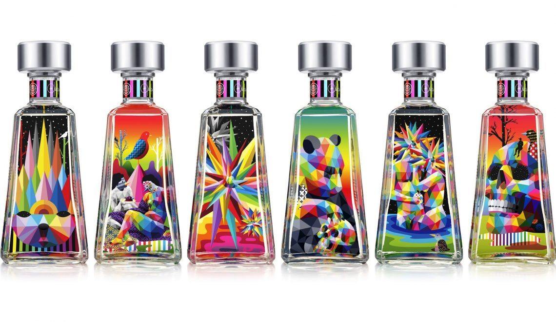 Essential 1800 Artist Series 10 Okuda San Miguel Limited Edition Bottle Tequila | Free Shipping on orders $400+