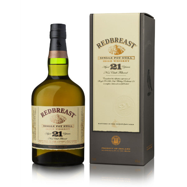 Redbreast 21 Years Single Pot Still Irish Whiskey | Free Shipping on orders $400+
