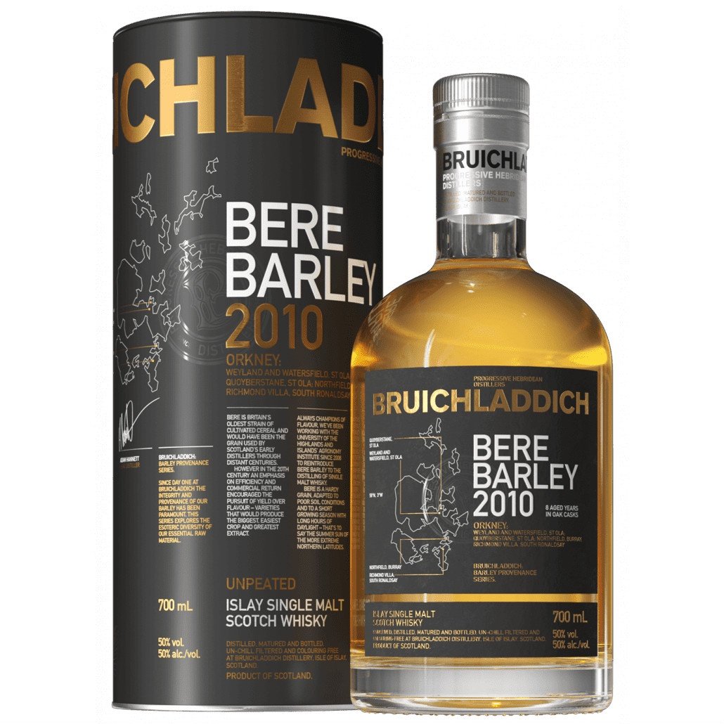 Bruichladdich Bere Barley 2010 Islay Single Malt Scotch Whisky | Free Shipping on orders $400+