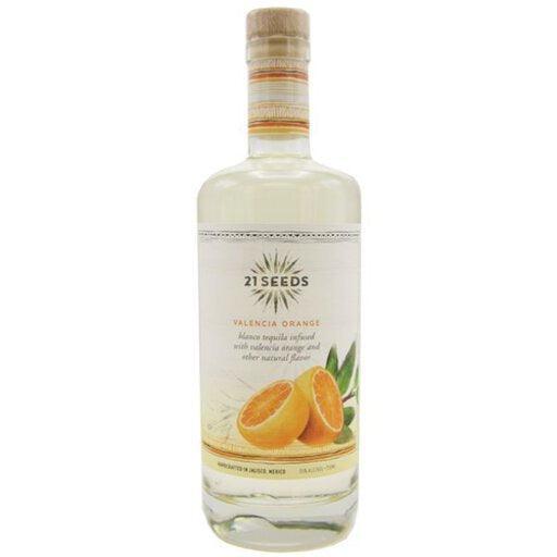 21 Seeds Valencia Orange Infused Blanco Tequila | Free Shipping on orders $400+