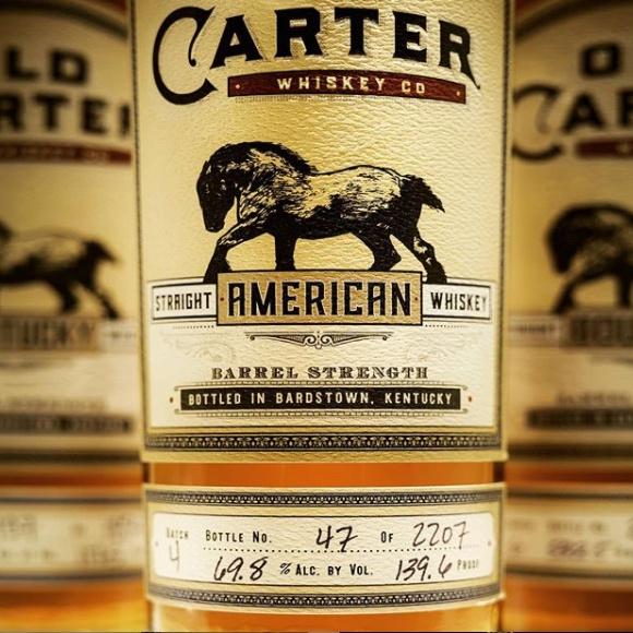 Old Carter 13 Year Old Barrel Strength Straight American Whiskey | Free Shipping on orders $400+