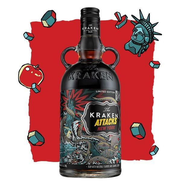 The Kraken "Attacks New York" Limited Edition Spiced Rum | Free Shipping on orders $400+
